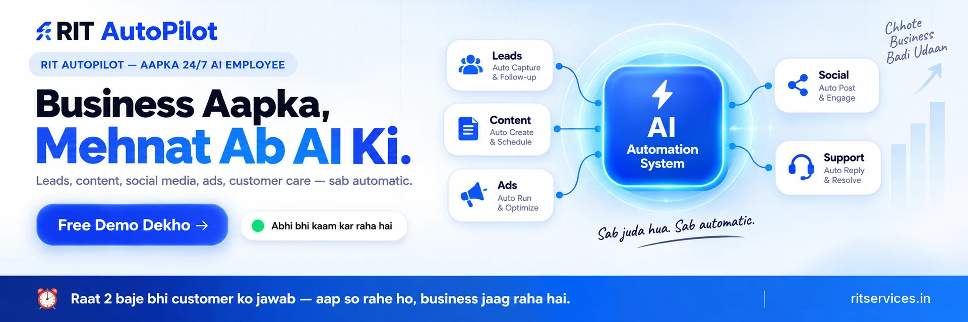Business Aapka, Mehnat Ab AI Ki.